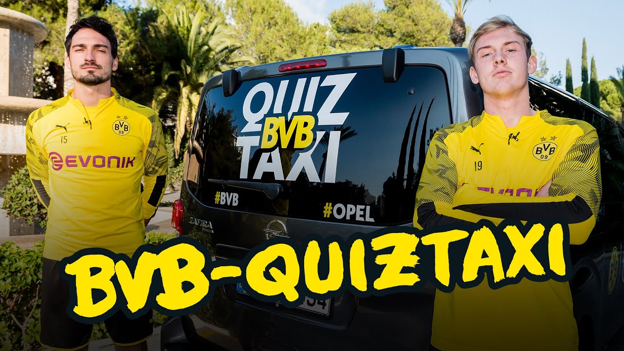 BVB Quiztaxi in Marbella 2020 - Part 2: Lip reading | Can Brandt & Hummels stay at the top? background