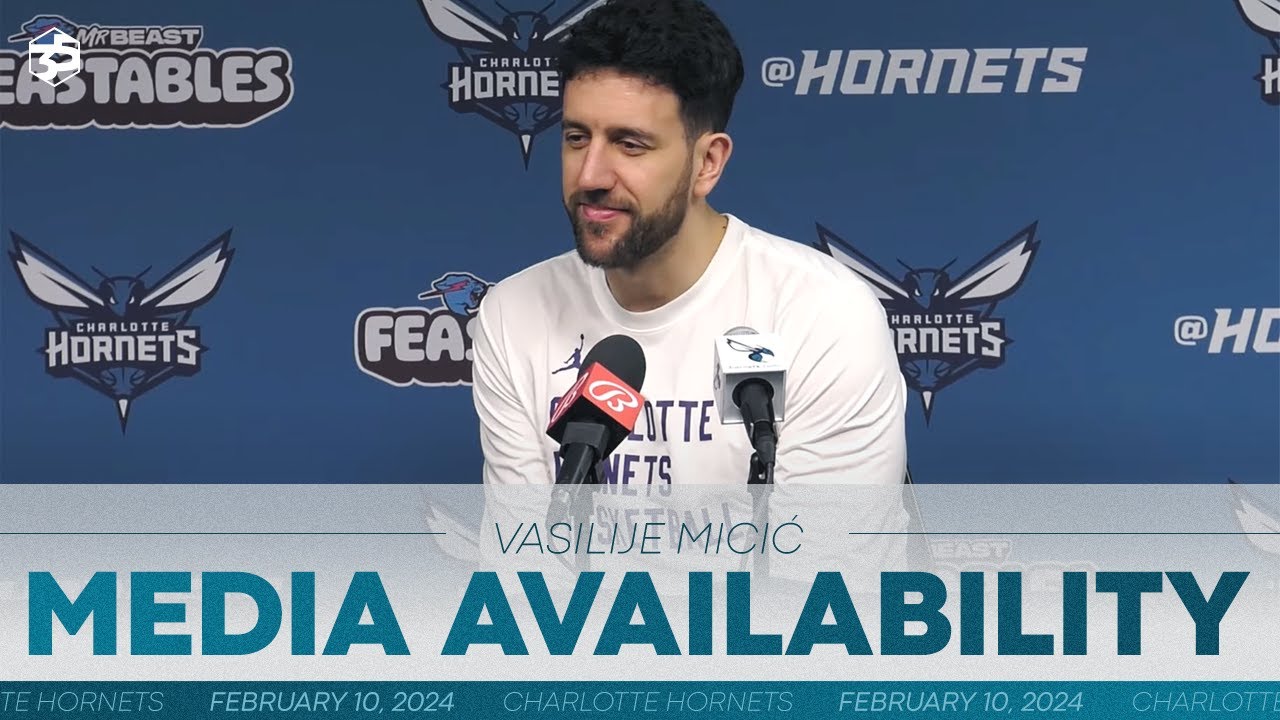 Media Availability: Vasilije Micic | 2/10/2024 background