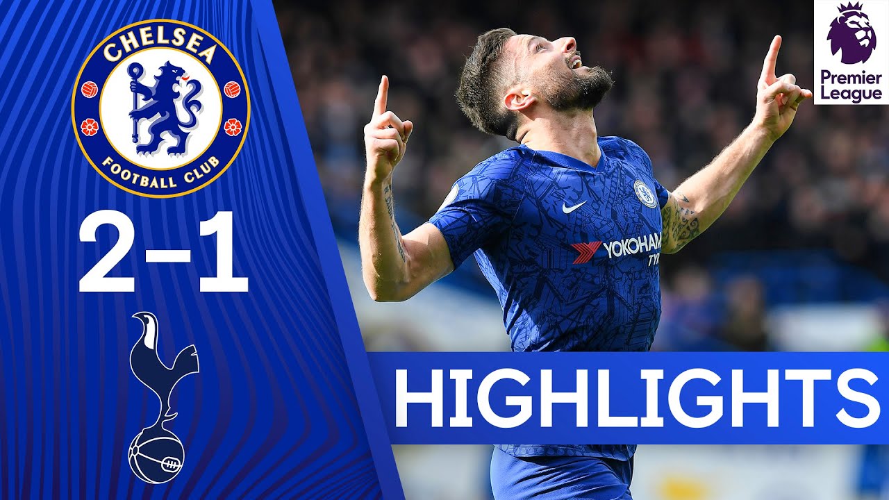 Chelsea 2-1 Tottenham | Giroud's Stunner & Alonso's Strike Lead the Blues to Victory 👏 | Highlights background