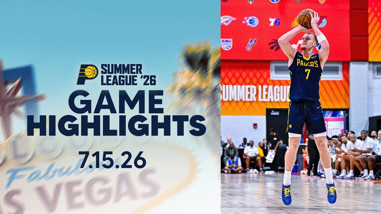 Indiana Pacers Summer League Highlights vs. Minnesota Timberwolves | July 15, 2026 background