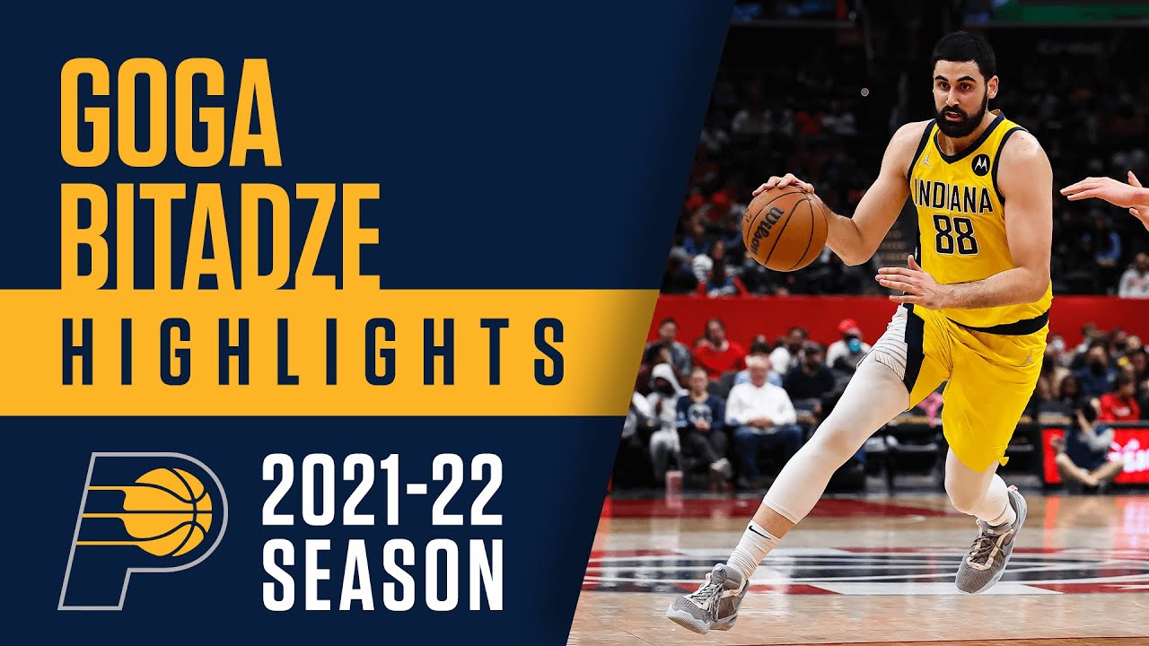 Goga Bitadze 2021-22 Highlights | Indiana Pacers background