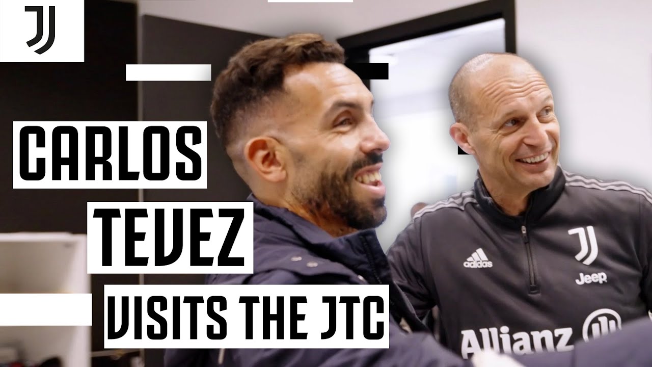 👋 Welcome Back Carlos! | Carlos Tevez Visits the Juventus Training Centre! | Juventus background