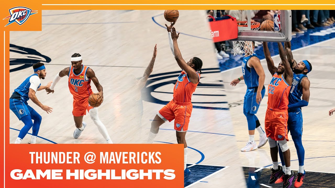 OKC Thunder at Dallas Mavericks | Game Highlights | December 2, 2023 background