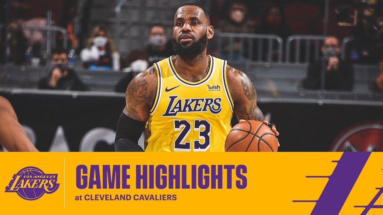 HIGHLIGHTS | LeBron James (46 pts, 8 reb, 6 ast) vs Cleveland Cavaliers background