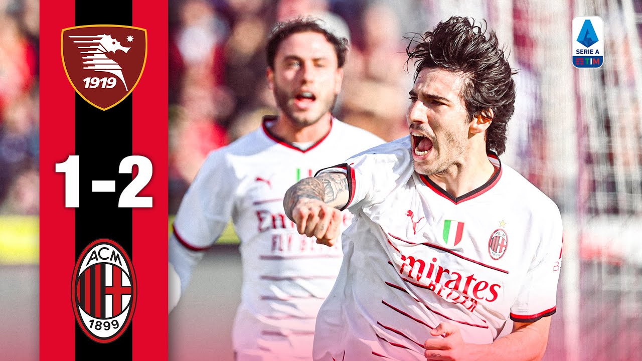 𝑳𝒆𝒂̃𝒐 & 𝑻𝒐𝒏𝒂𝒍𝒊 ⚽⚽ | 2023 starts with a win | Salernitana 1-2 AC Milan | Highlights Serie A backdrop