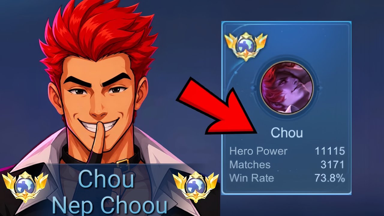 ACTUALLY GLOBAL 1 CHOU HOW HE PLAY IN 200+ IMMORTAL HIGH RANK!(2026)MOST WATCH-MLBB