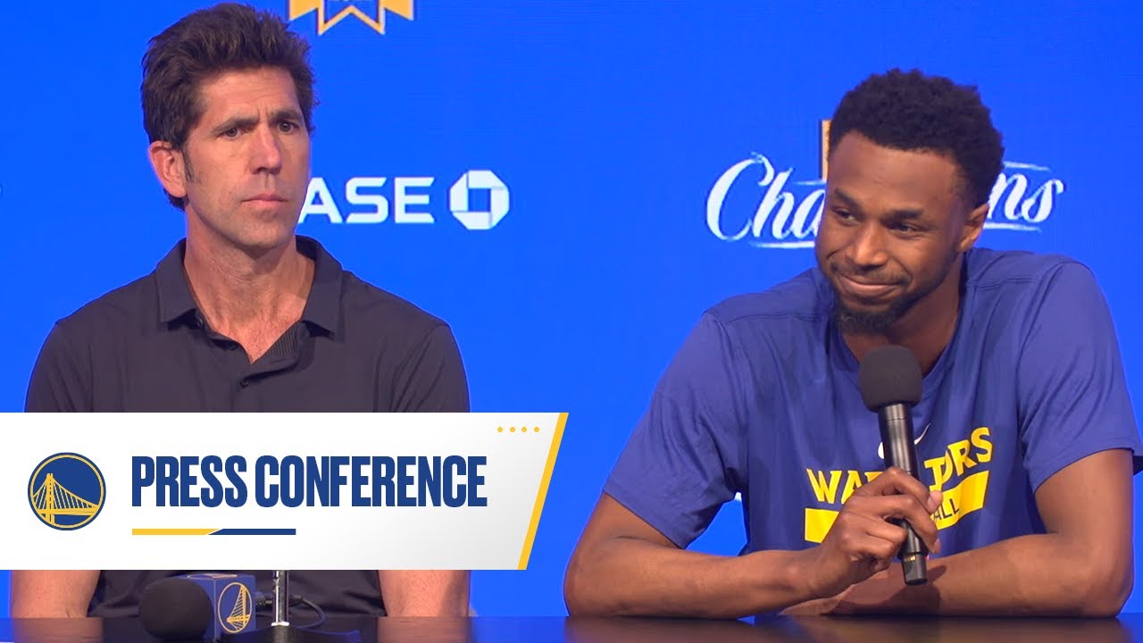 Andrew Wiggins on His Return to Golden State Warriors | April 4. 2023 background