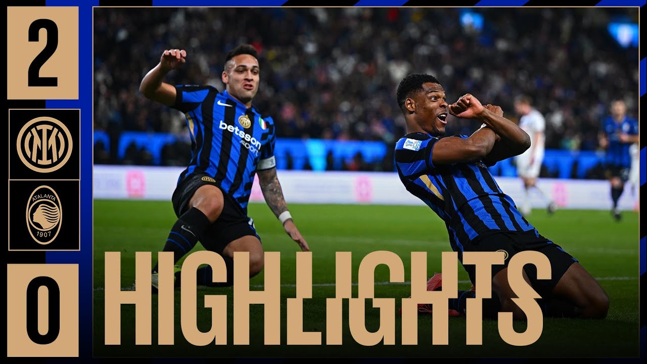 DENZEL FLIES US INTO THE FINAL โ๏ธ ๐๏ธ | INTER 2-0 ATALANTA | HIGHLIGHTS SUPERCOPPA ITALIANA โซ๐ต๐ฎ๐น background
