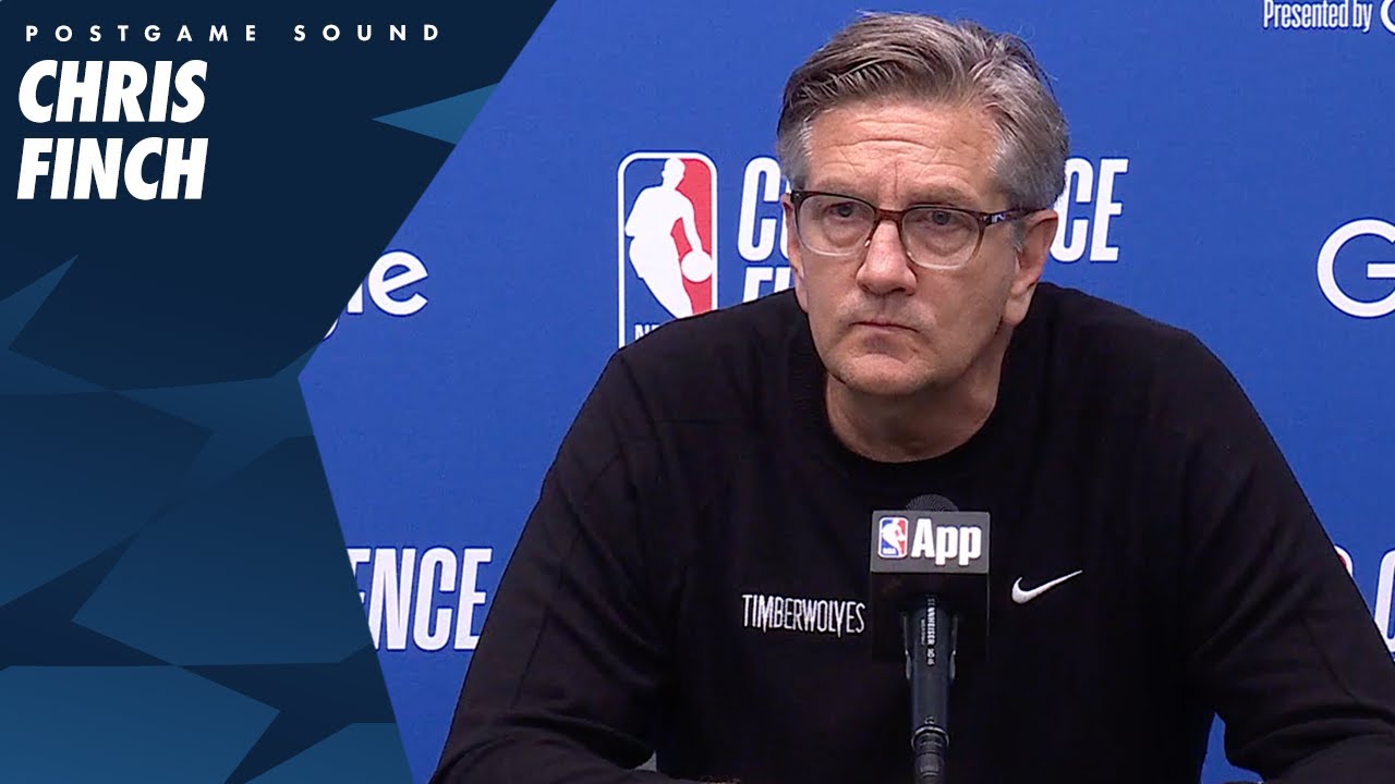 “We Gotta Clean Things Up." | Chris Finch Western Conference Finals Game 1 Postgame Sound | 05.20.25