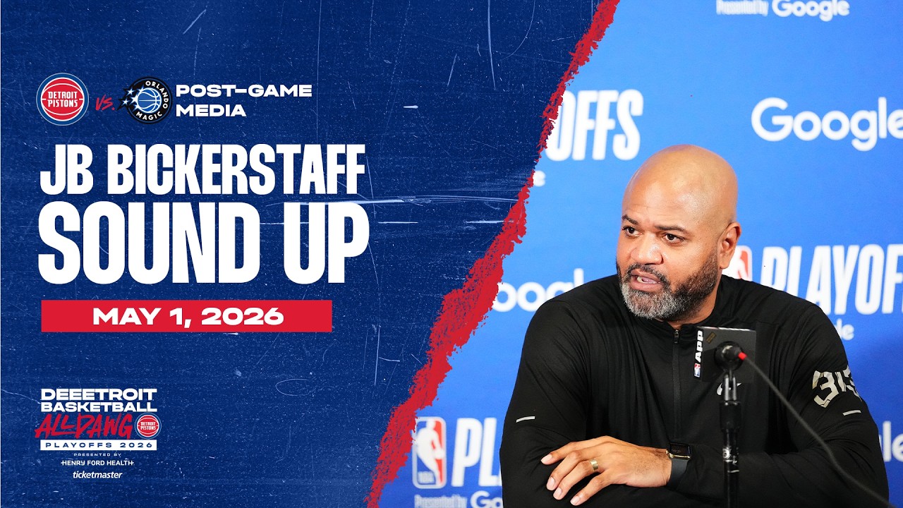 Game 6: Post-Game Press Conference: J.B. Bickerstaff | Pistons vs. MagicΒ | 05.01.26