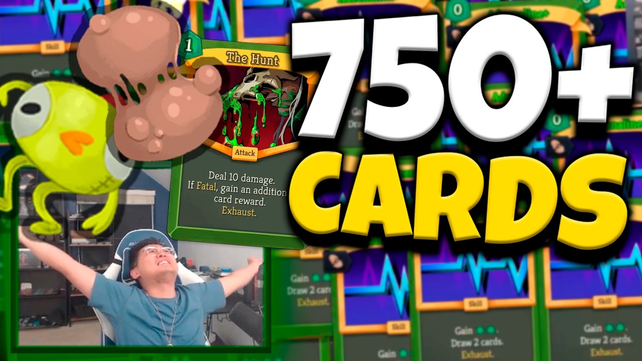 INSANE 750+ CARD DECK?!! / Amaz / Slay the Spire 2
