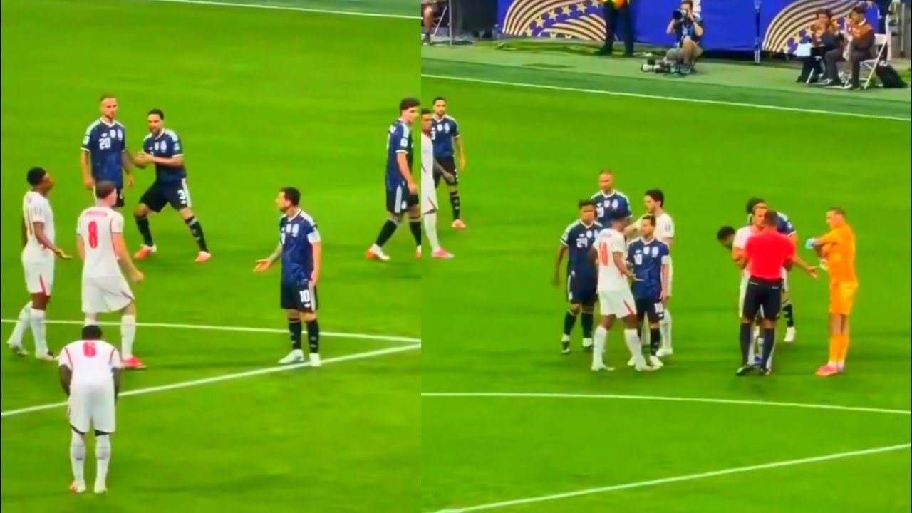 Jude Bellingham Slapped Valentín Barco After Arg vs Eng | Bellingham Fight With Argentina Players