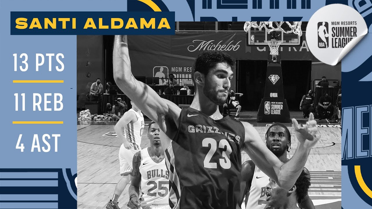 Santi Aldama Boards FILTHY Double-Double vs Bulls! - Full Highlights | MGM Resorts Summer League