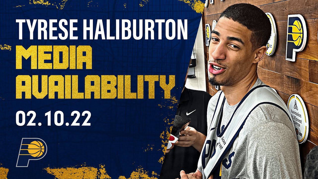 Tyrese Haliburton Media Availability (February 10, 2022) | Indiana Pacers background