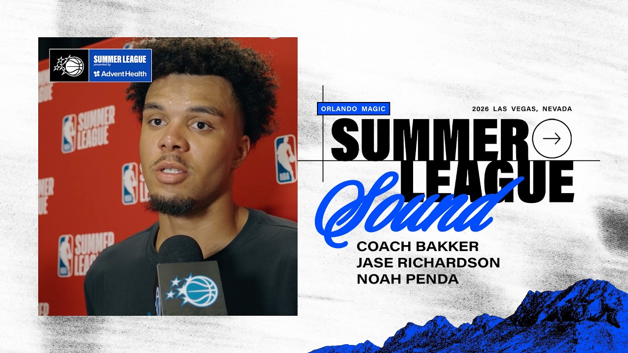 SUMMER LEAGUE SOUND: ORLANDO MAGIC VS. CHARLOTTE HORNETS | COACH SWEENEY, JASE & NOAH