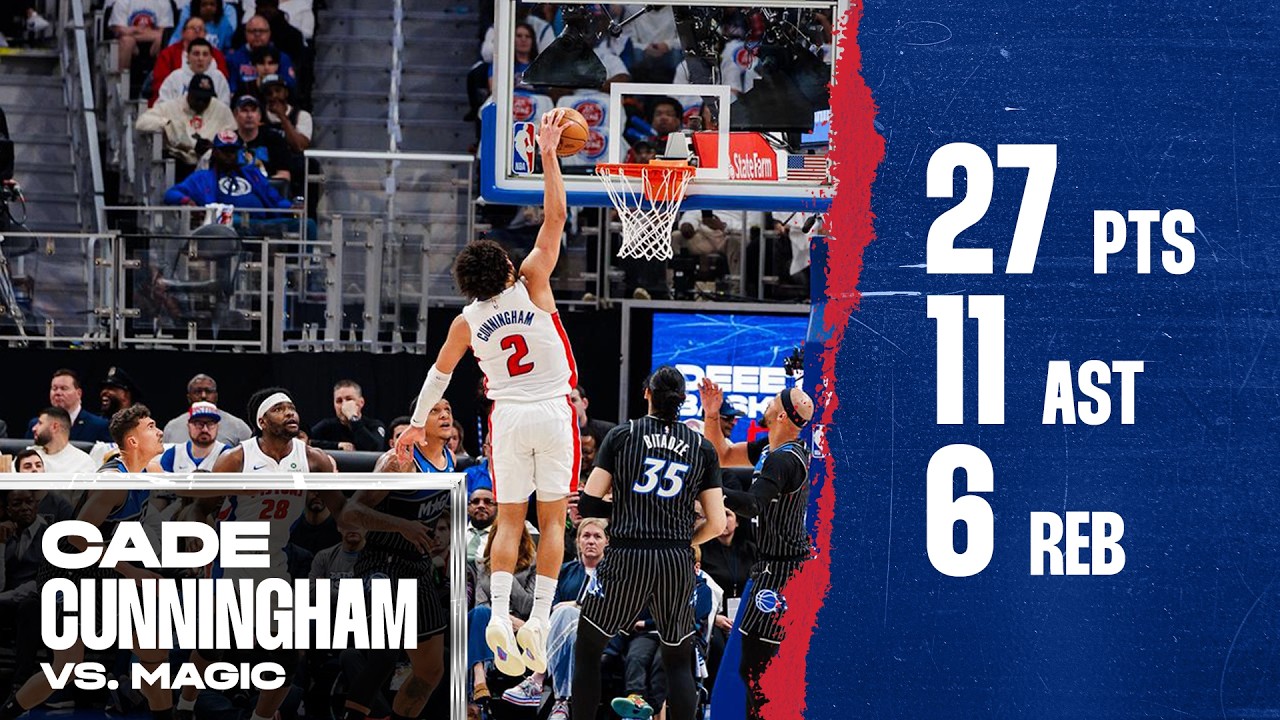 Cade Cunningham | Game Two Highlights vs Orlando Magic #nba #detroitpistons #cadecunningham