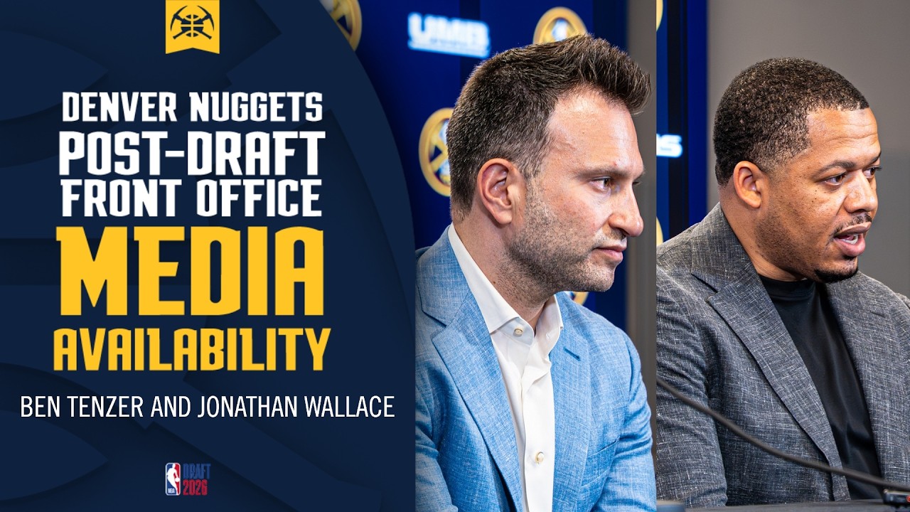 Denver Nuggets Draft Trevon Brazile and Bryce Hopkins | Post-Draft Press Conference ๐