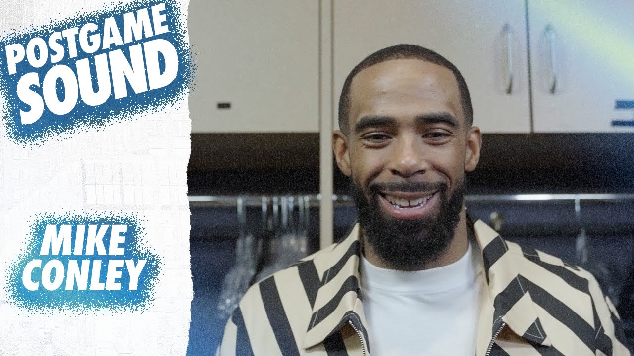 'Have Fun With This Moment." | Mike Conley Postgame Sound | 05.19.24 background