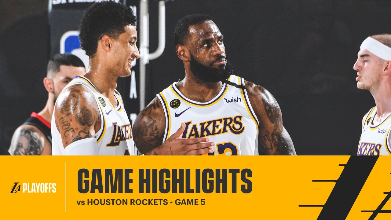 HIGHLIGHTS | Los Angeles Lakers vs Houston Rockets background