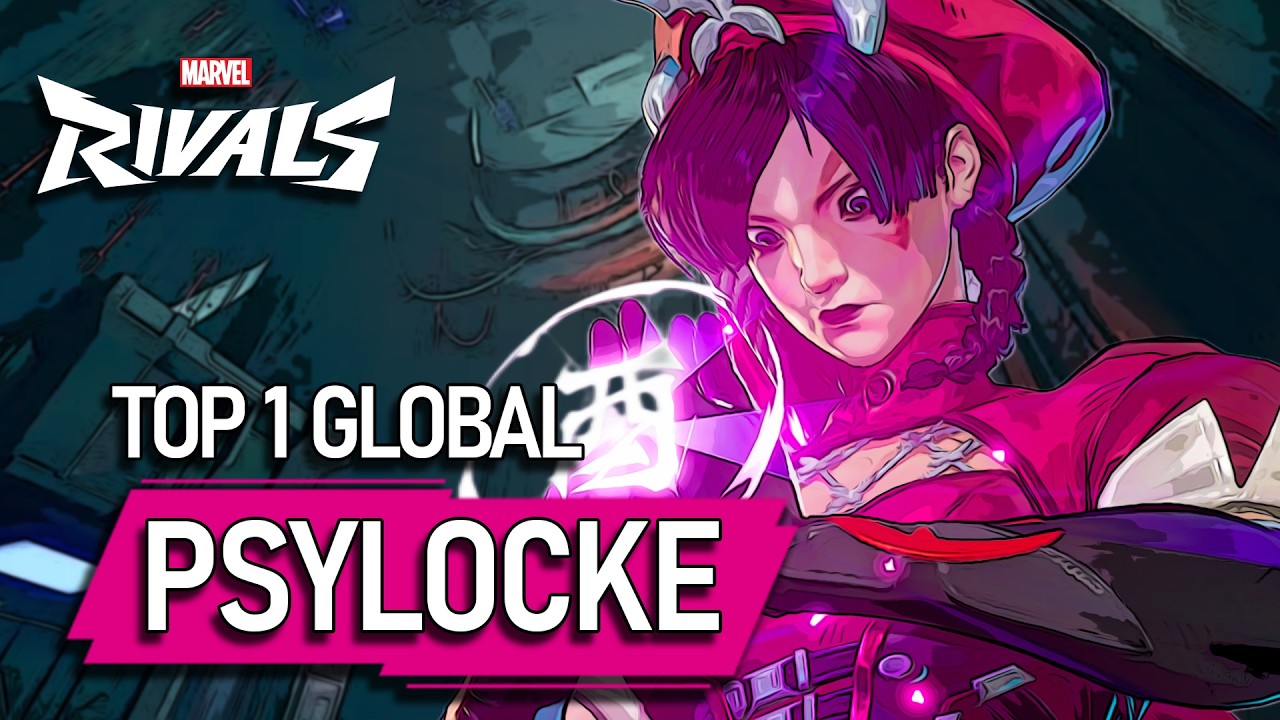 TOP #1 GLOBAL PSYLOCKE ! Drillmasterr - MARVEL RIVALS PRO