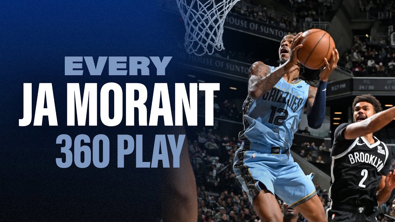 Every Ja Morant 360 Highlight in NBA Career background
