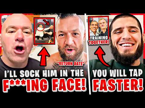 Dana White THREATENED by MANAGER! Islam Makhachev MOCKS Charles Oliveira & Ian Garry! Conor McGregor background