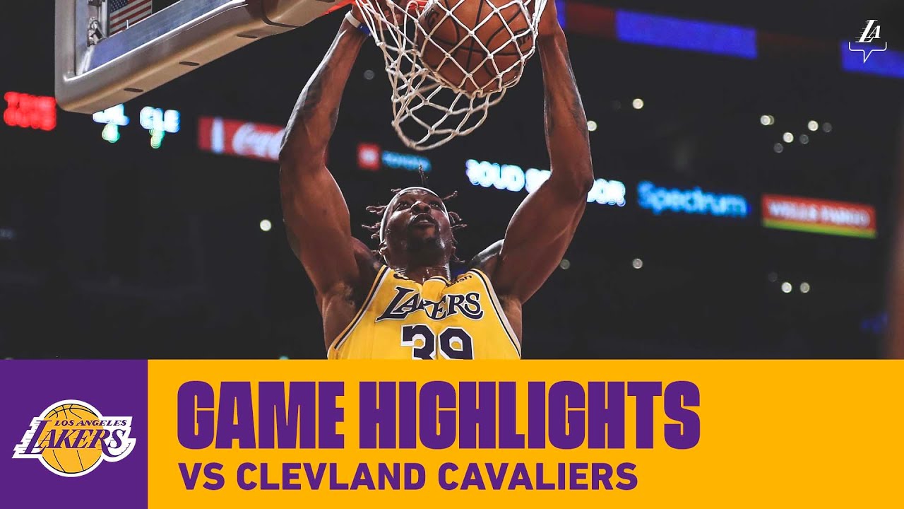 HIGHLIGHTS | Dwight Howard (21 pts, 15 reb, 9-11 FG) vs. Cleveland Cavaliers background