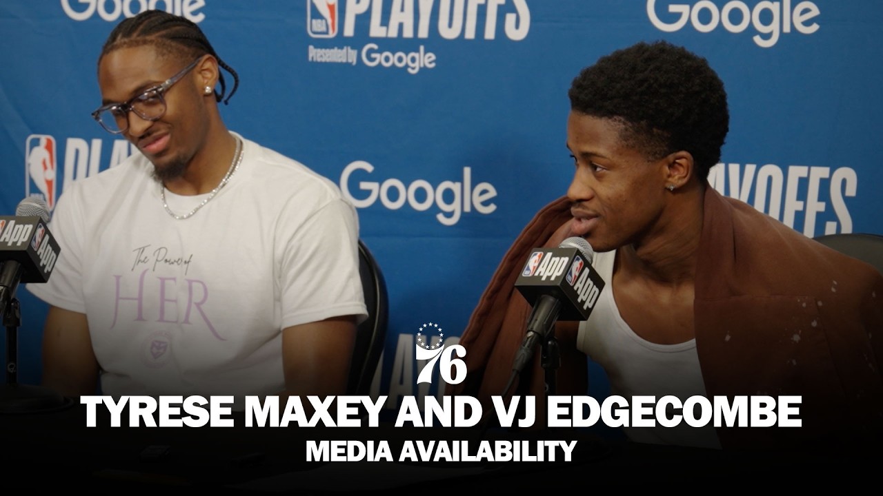 Philadelphia 76ers End of Season Media Availability 🎙️ | Tyrese Maxey and VJ Edgecombe | 05.10.26