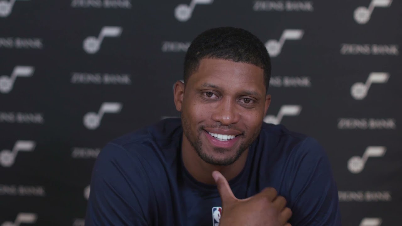 Eric Paschall, Rudy Gay & Hassan Whiteside talk about free agency signing | UTAH JAZZ background
