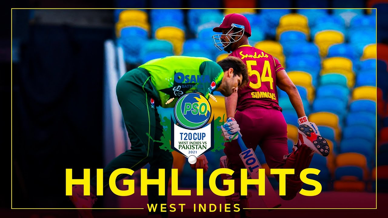 Highlights | West Indies v Pakistan | 1st Osaka Presents PSO Carient T20 Cup Match