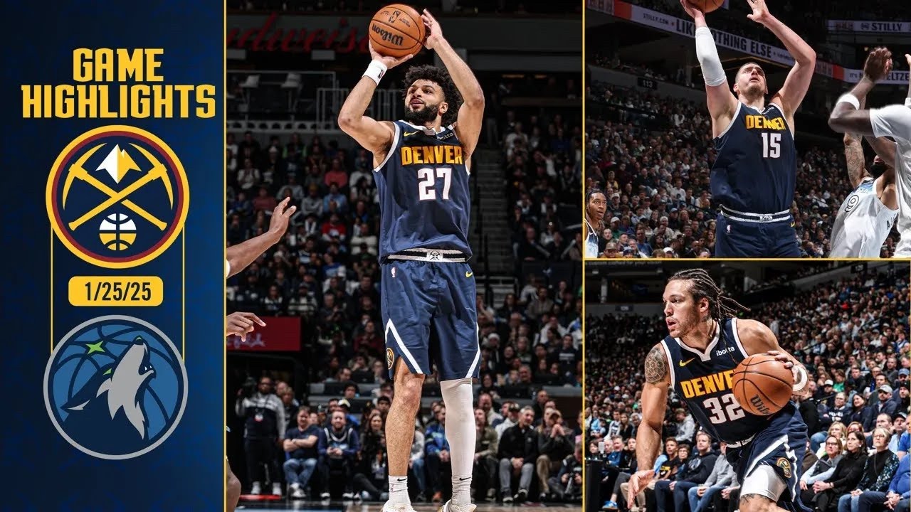 Denver Nuggets vs. Minnesota Timberwolves Full Game Highlights 📺 | 1/25/25
