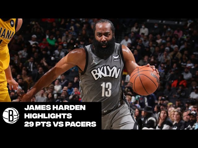 James Harden Highlights | 29 Points vs. Indiana Pacers background