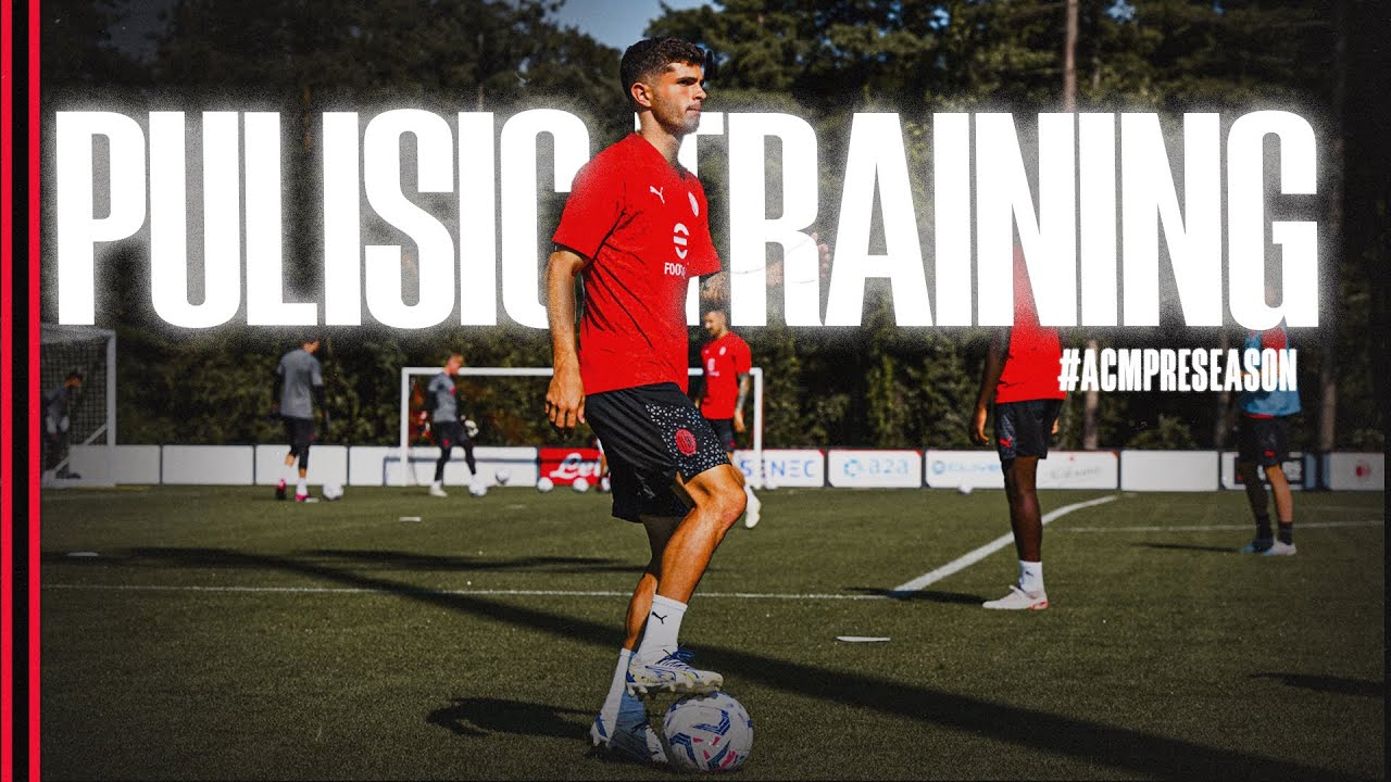 Christian Pulisic | Training at Milanello background