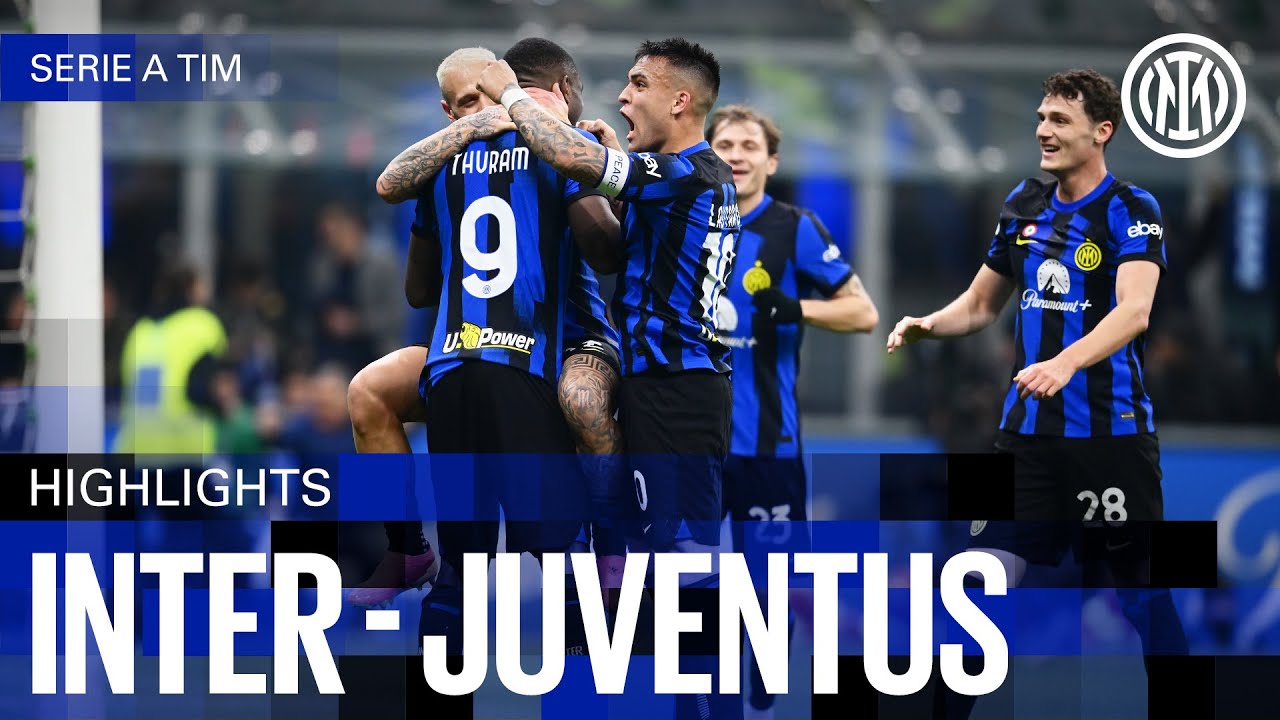 THE DERBY D'ITALIA IS OURS 🔥🖤💙 | INTER 1-0 JUVENTUS | HIGHLIGHTS | SERIE A 23/24 ⚫🔵🇬🇧 background