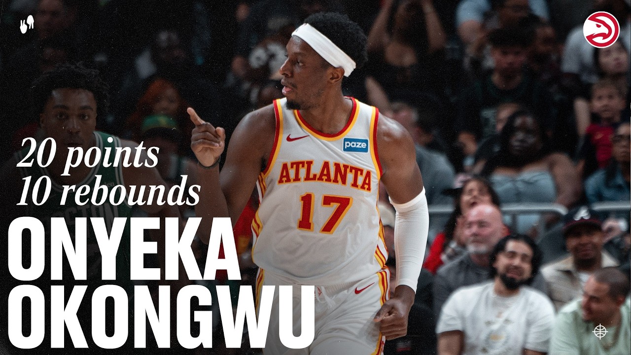 Onyeka Okongwu puts up double-double in Hawks 13th Home Win in a Row