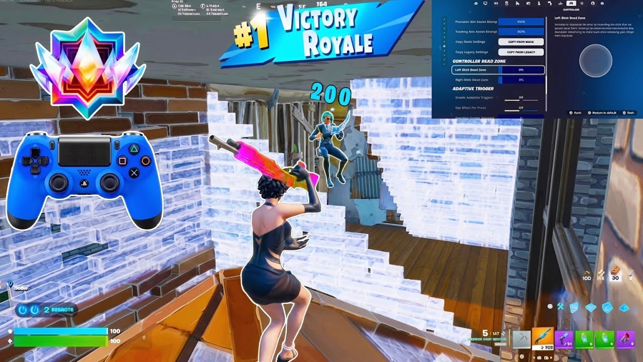 *NEW* Console Peterbot controller settings fortnite | Unreal Reload Ranked PS5 Gameplay