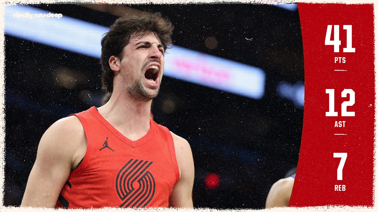 Deni Avdija 41 POINTS, 12 ASSISTS In Play-In Win | Trail Blazers 114, Suns 110 | April 14, 2026 background