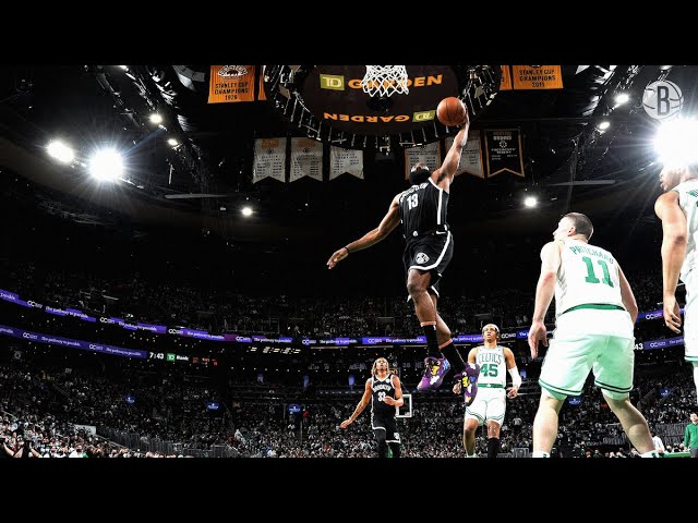 James Harden's 23-Point and 18-Assist Game vs. Boston Celtics background
