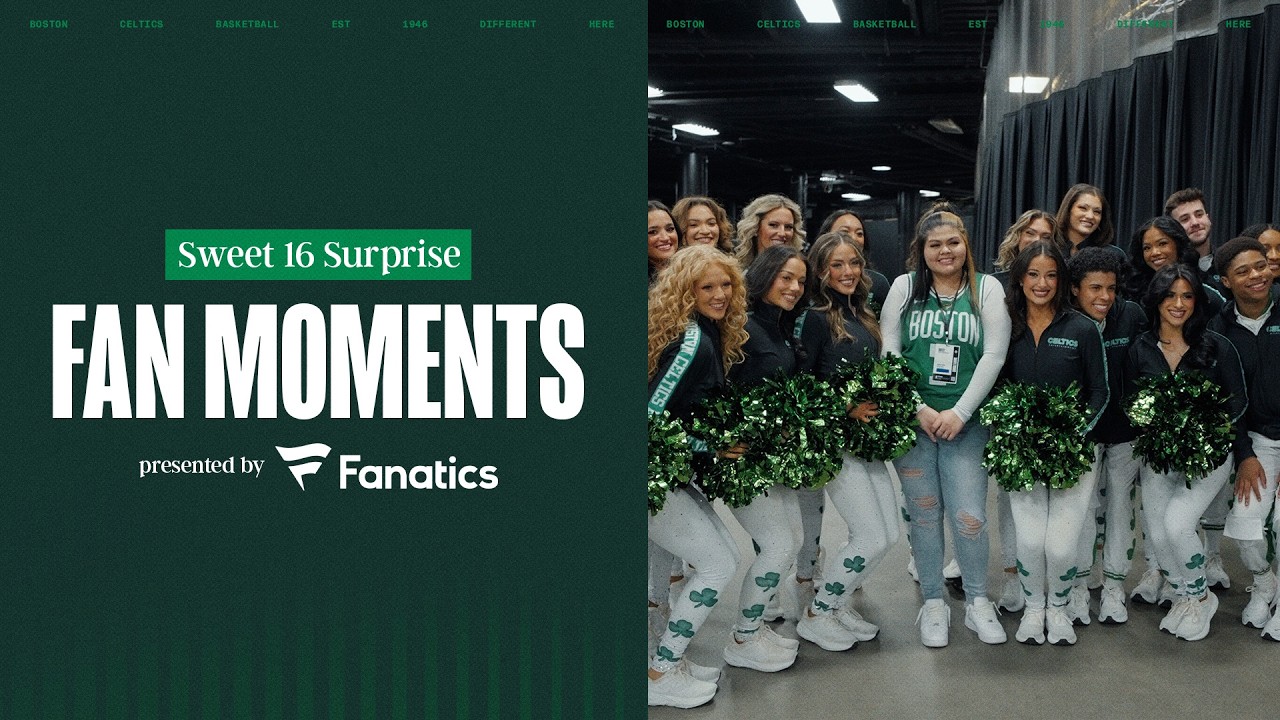 This Boston Celtics superfan spent her Sweet 16 birthday at TD Garden ☘️ | Fan Moments