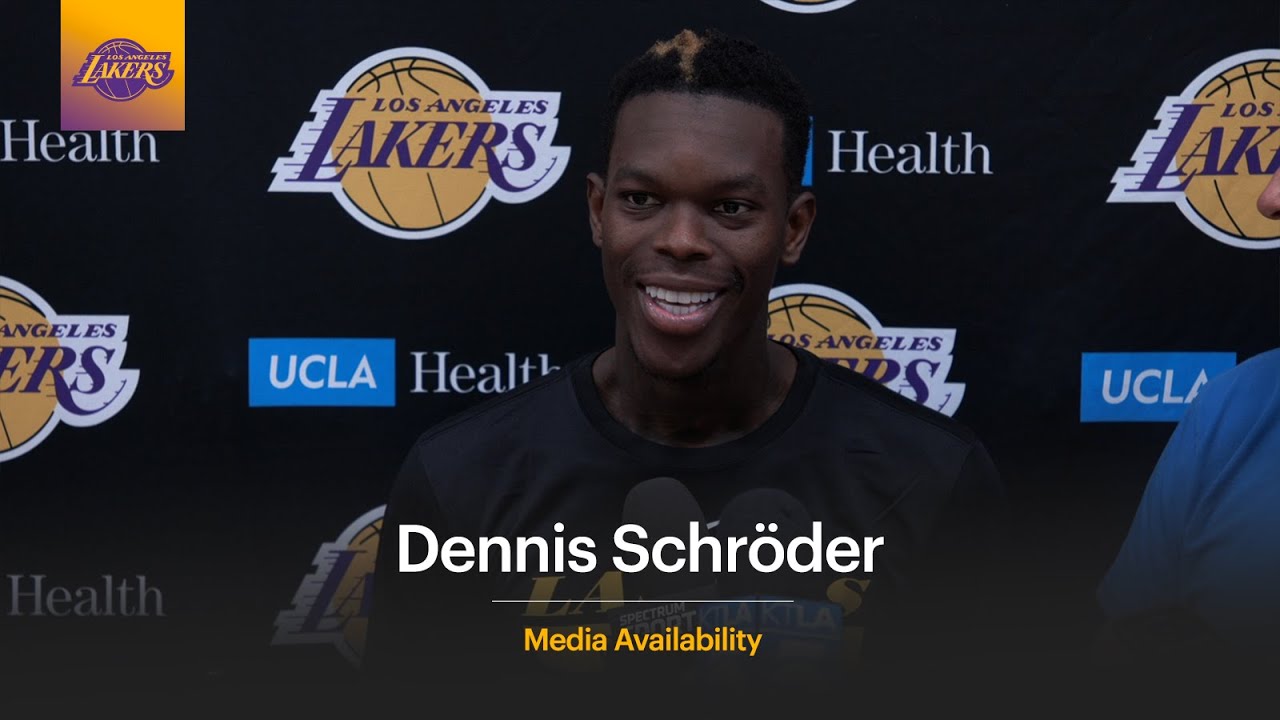 Dennis Schröder returns to the Lakers: "We have unfinished business" background