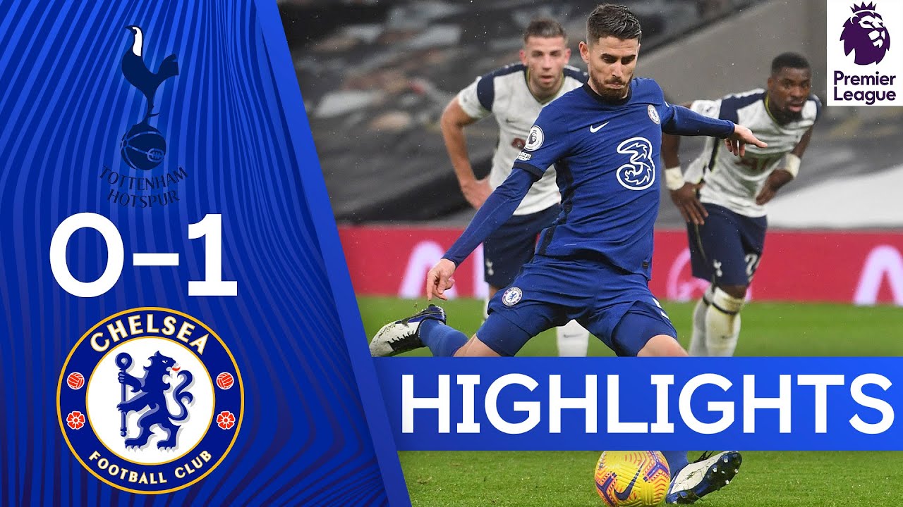 Tottenham 0-1 Chelsea | Jorginho Penalty Seals London Derby | Premier League Highlights background