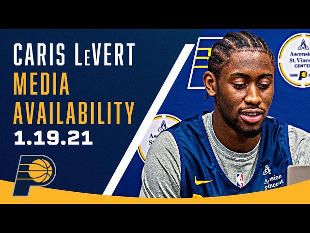 Indiana Pacers Guard Caris LeVert's Introductory Press Conference | January 19, 2021 background