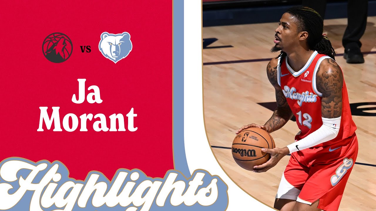 Ja Morant Highlights vs Minnesota Timberwolves background