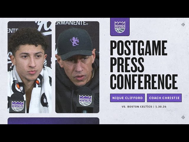 Nique Clifford & Coach Christie | Postgame Interviews 1.30.26