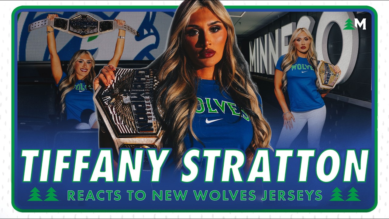 Behind the Scenes Photo Shoot With WWE Superstar Tiffany Stratton | Minnesota Timberwolves
