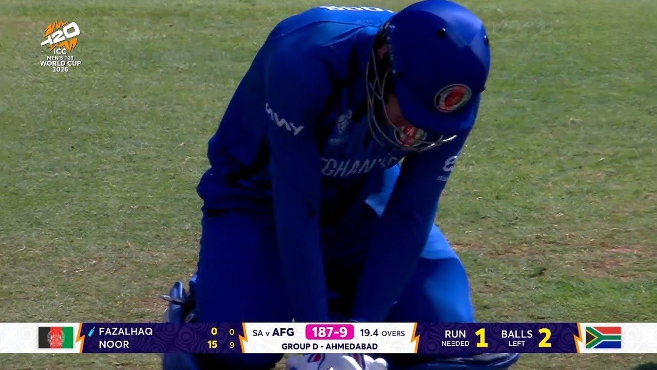 AFG vs SA Super Over Highlights Today | SA vs AFG Super Over Today Highlights | T20 World Cup 2026 background