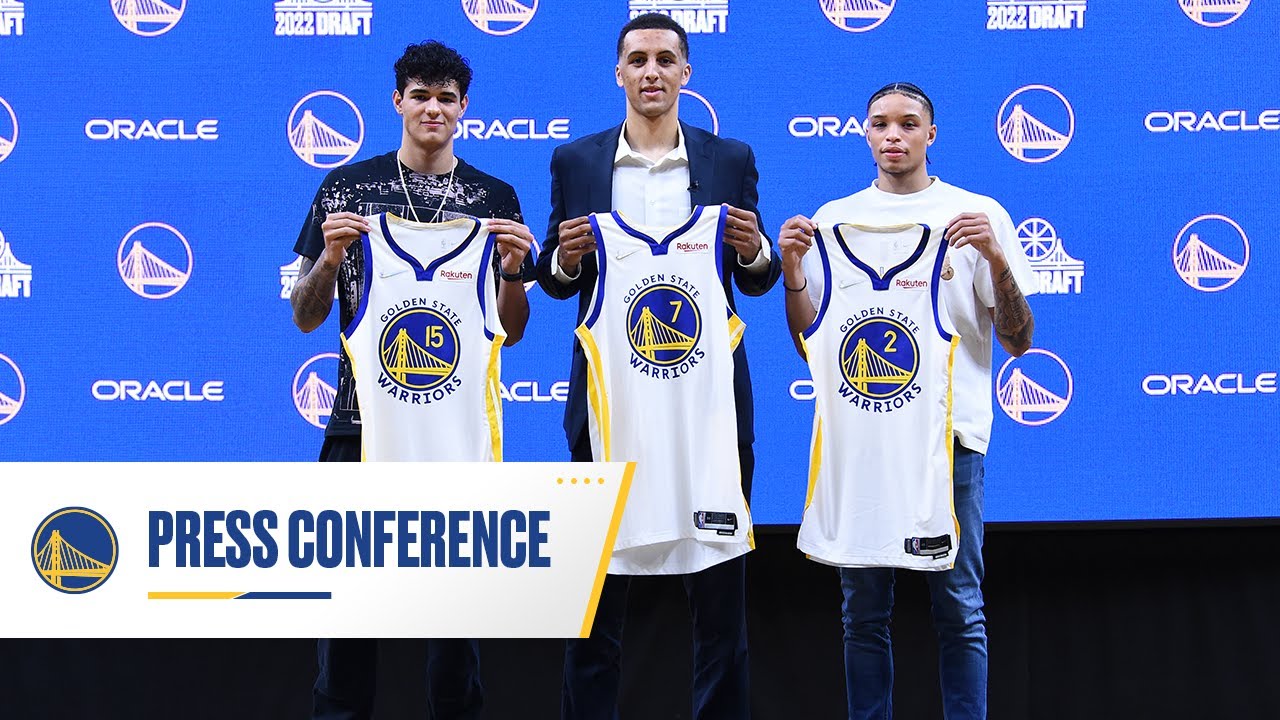 Golden State Warriors Introduce 2022 NBA Draft Picks!
