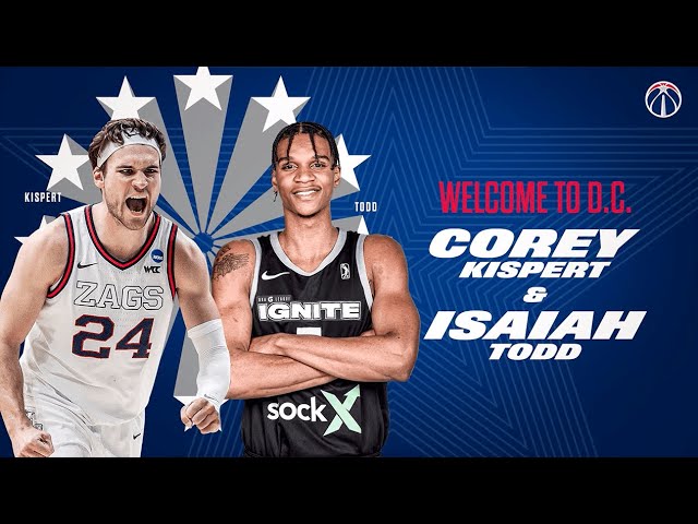 First Day in DC: Corey Kispert and Isaiah Todd