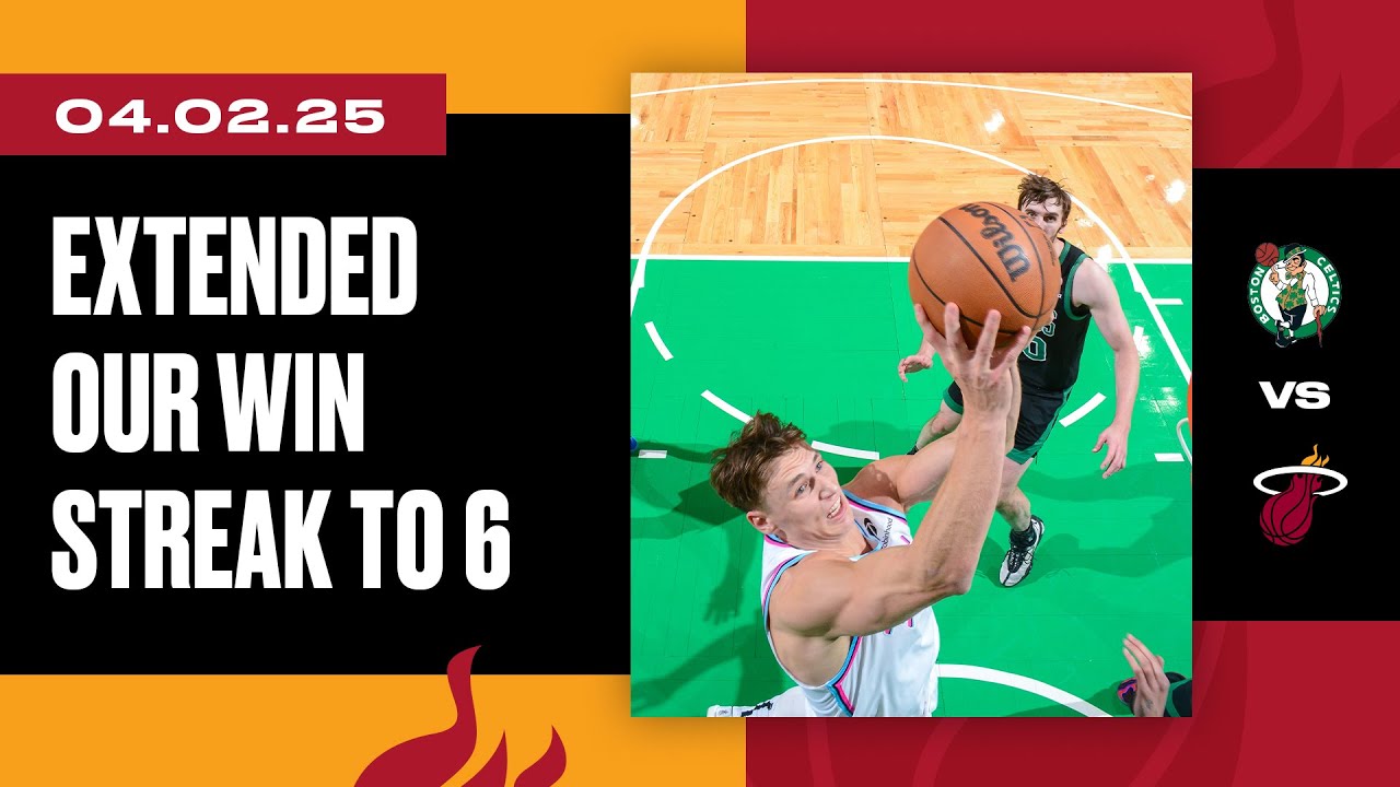Tyler Herro 25 PTS 9 AST 6 REB 2 STL | Miami HEAT vs. Boston Celtics | April 2, 2025 background