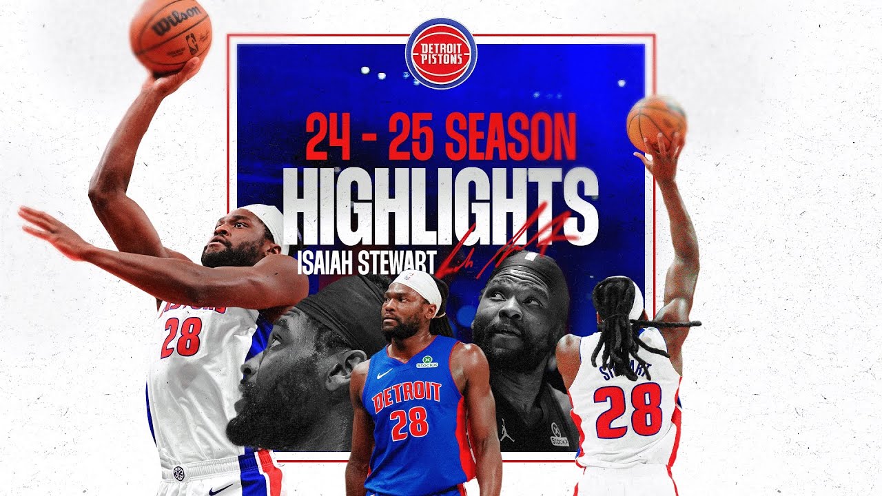 Isaiah Stewart 2024-25 Season Highlights | Detroit Pistons #nba #detroitpistons #pistons background